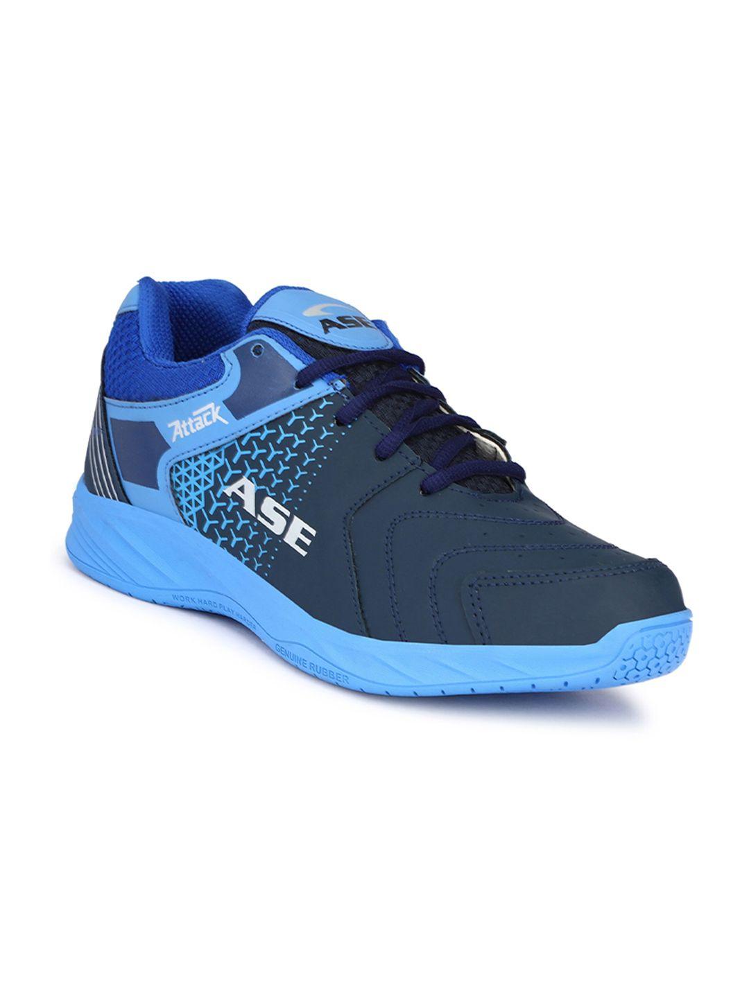 ase men blue badminton non-marking shoes