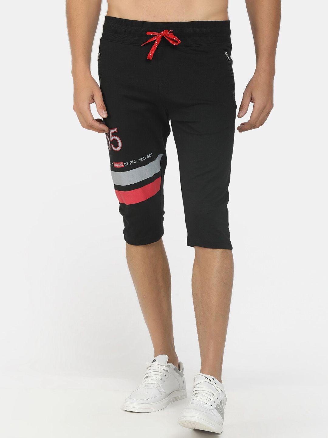 v-mart men black shorts