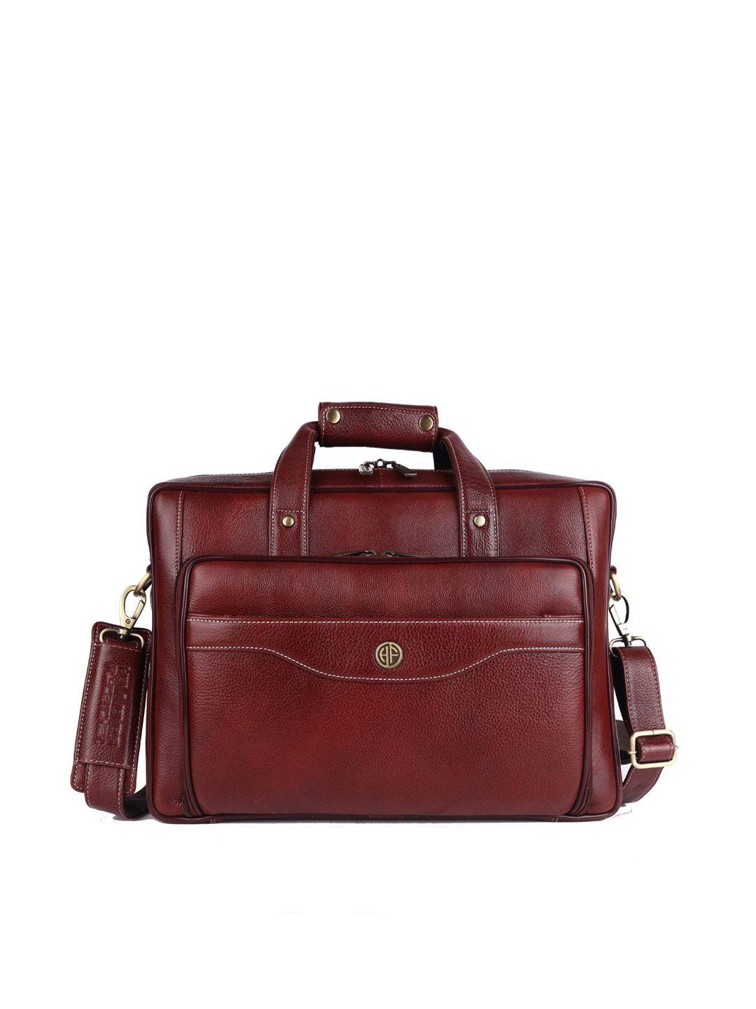 hammonds flycatcher men brown leather laptop bag