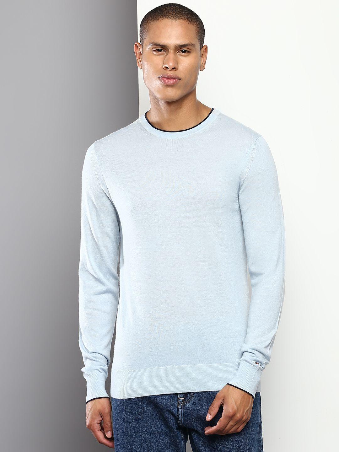 tommy hilfiger men solid pullover