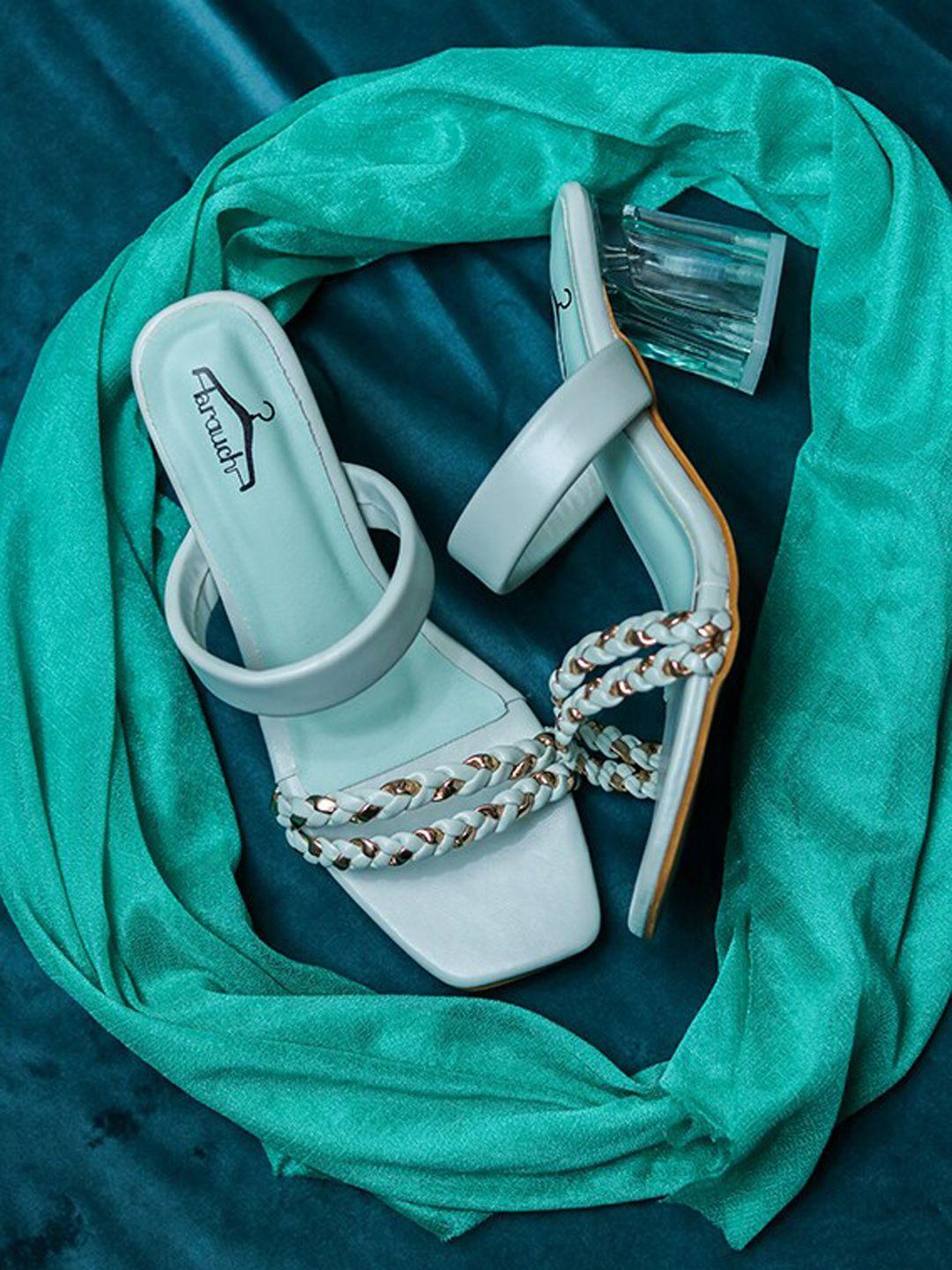 brauch sea green wedge pumps