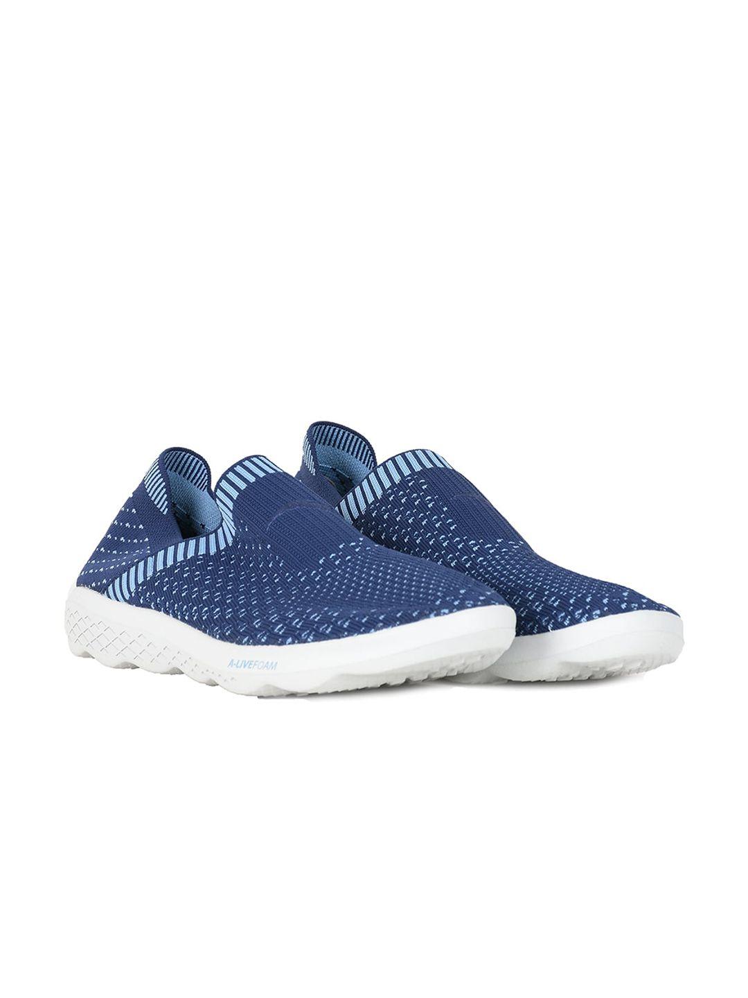 anta men blue mesh walking non-marking shoes