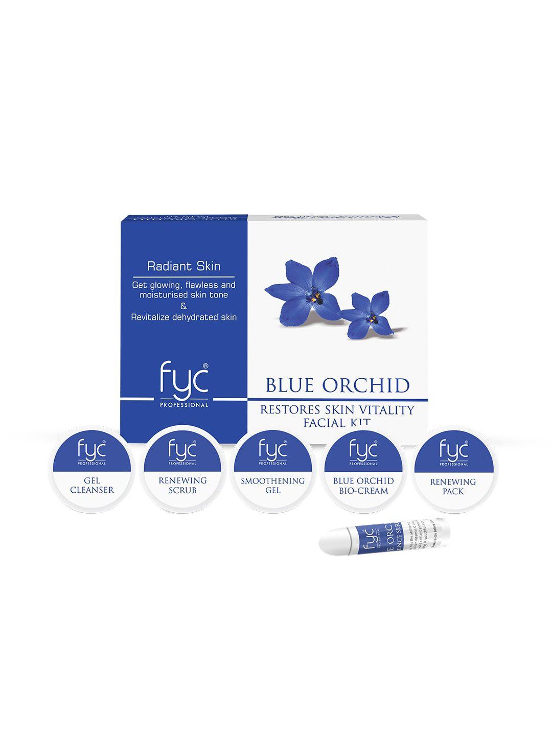 fyc professional blue orchid restores skin vitality facial kit - 50 g each