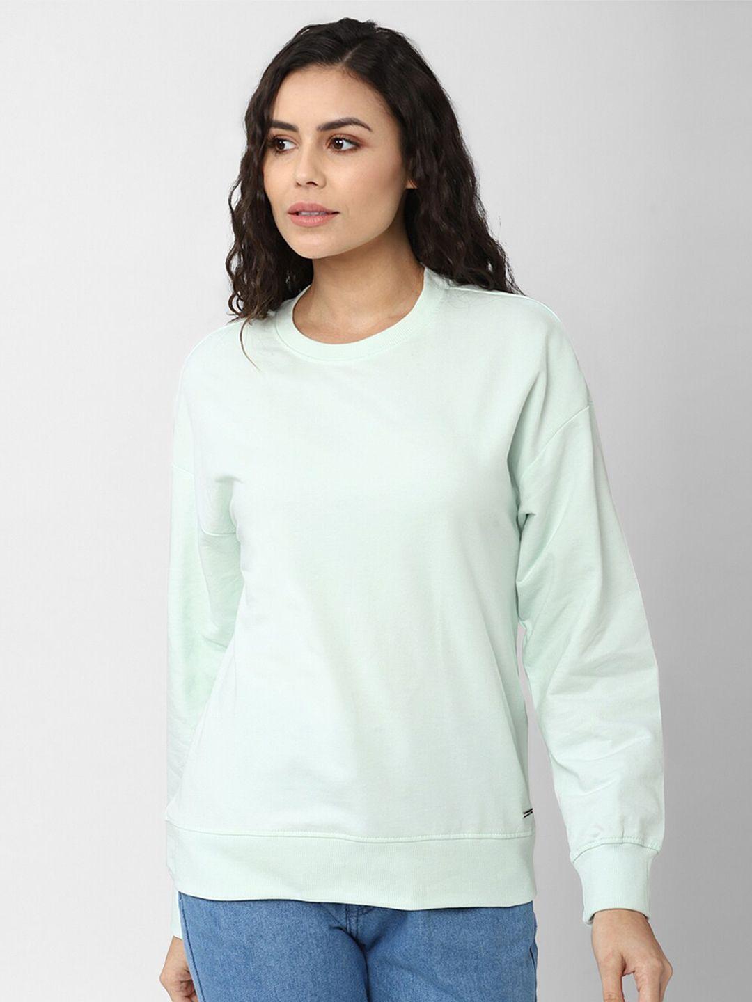 van heusen woman women green sweatshirt