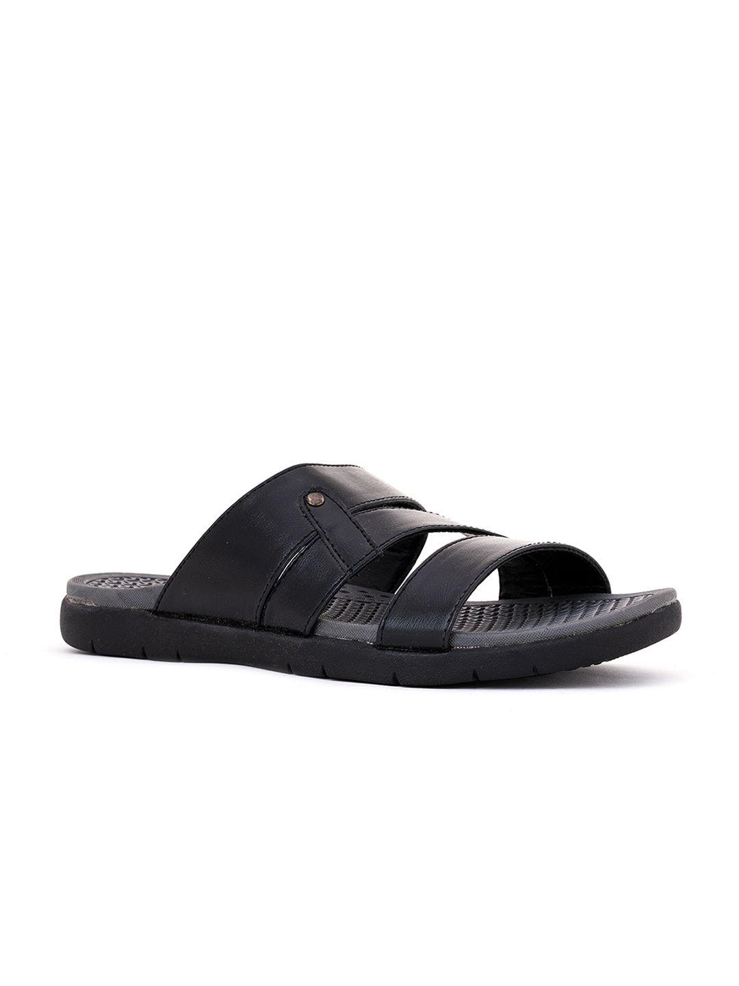 khadims men black comfort sandals