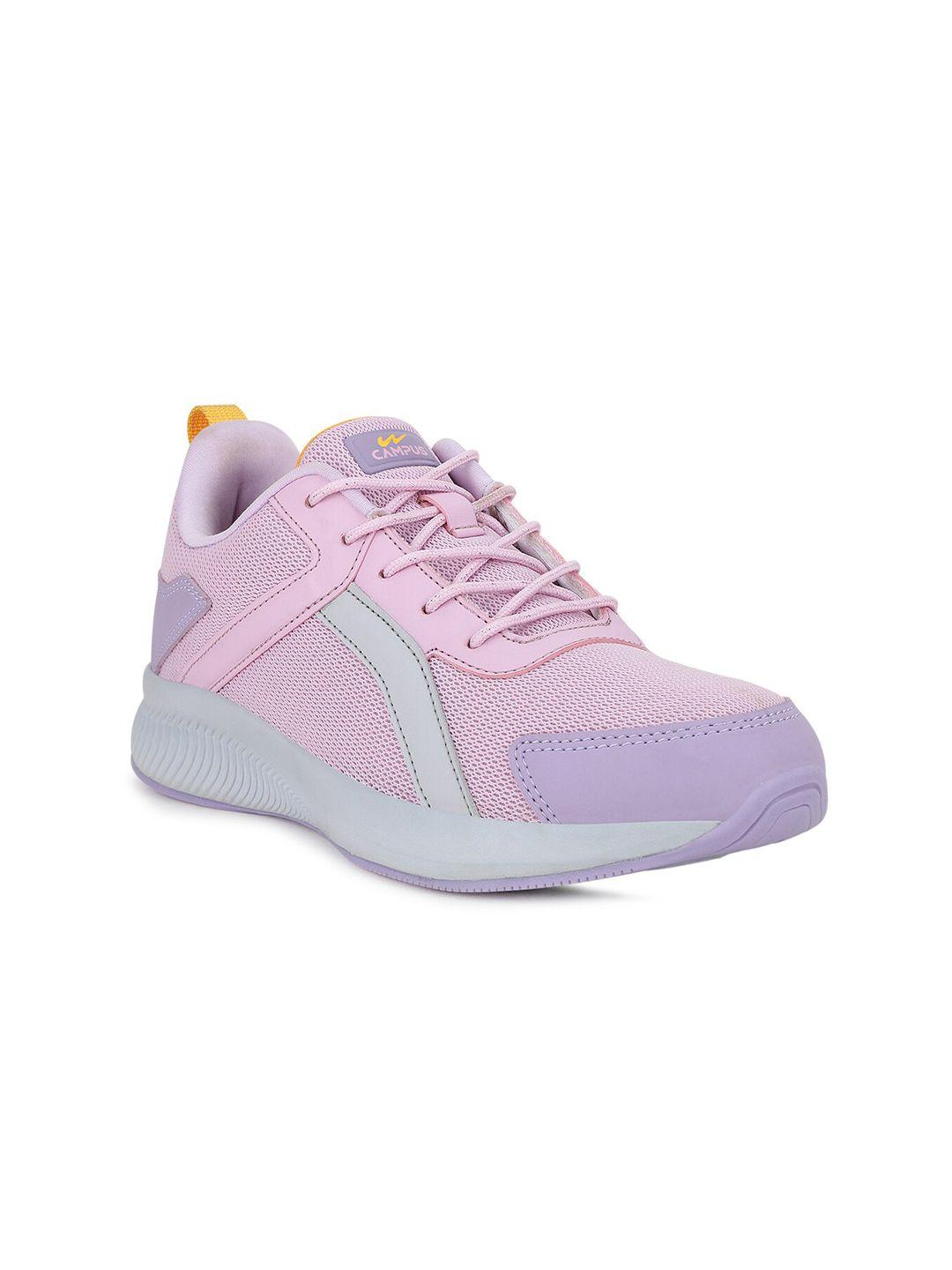 campus women purple mesh running shoes