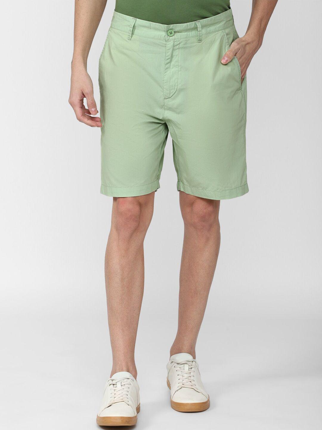 forever 21 men green shorts