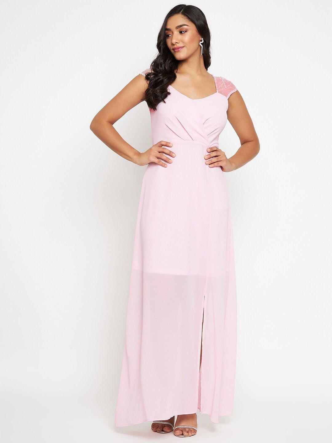 madame mauve maxi dress