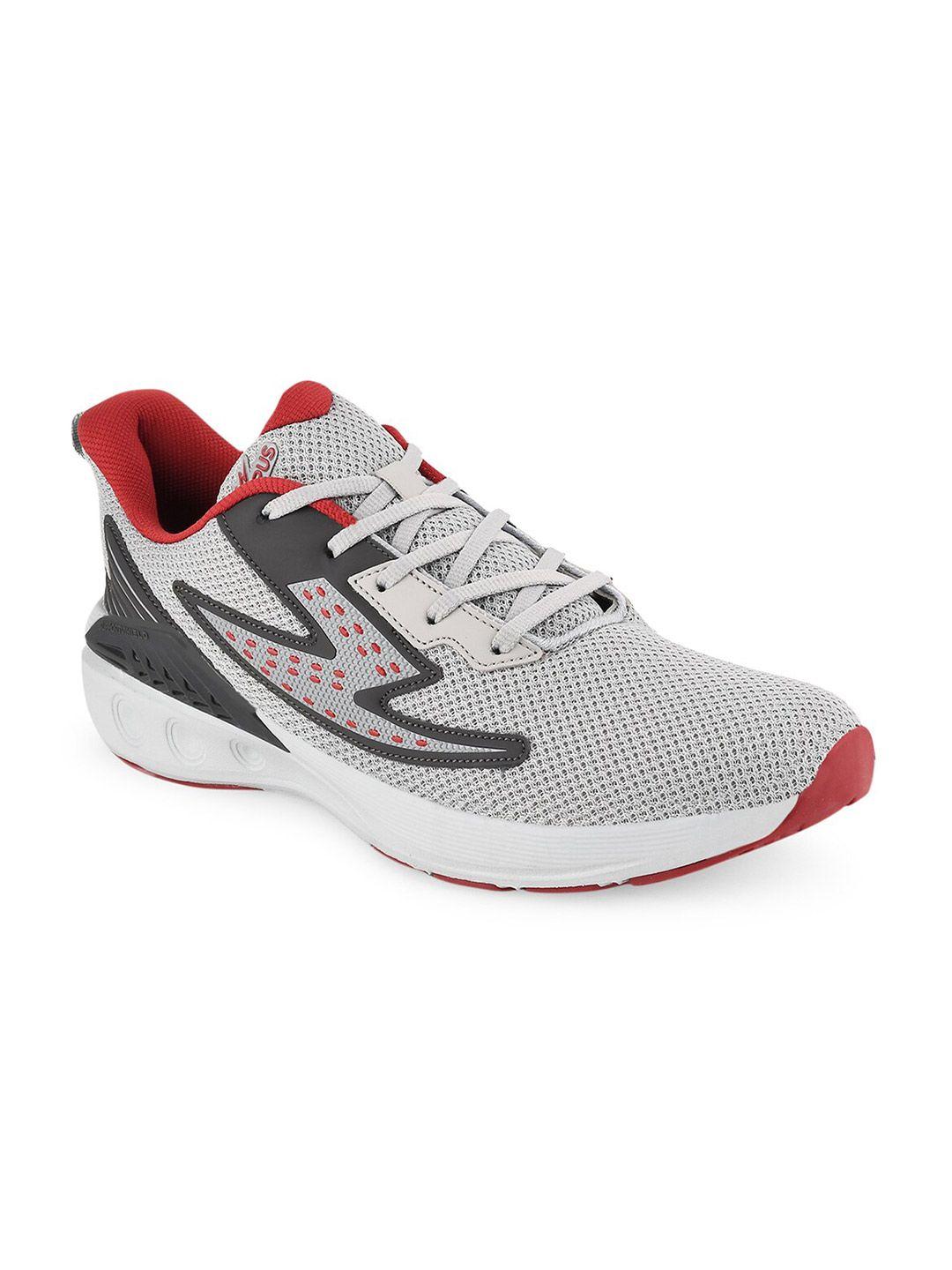 campus men grey mesh running shoes