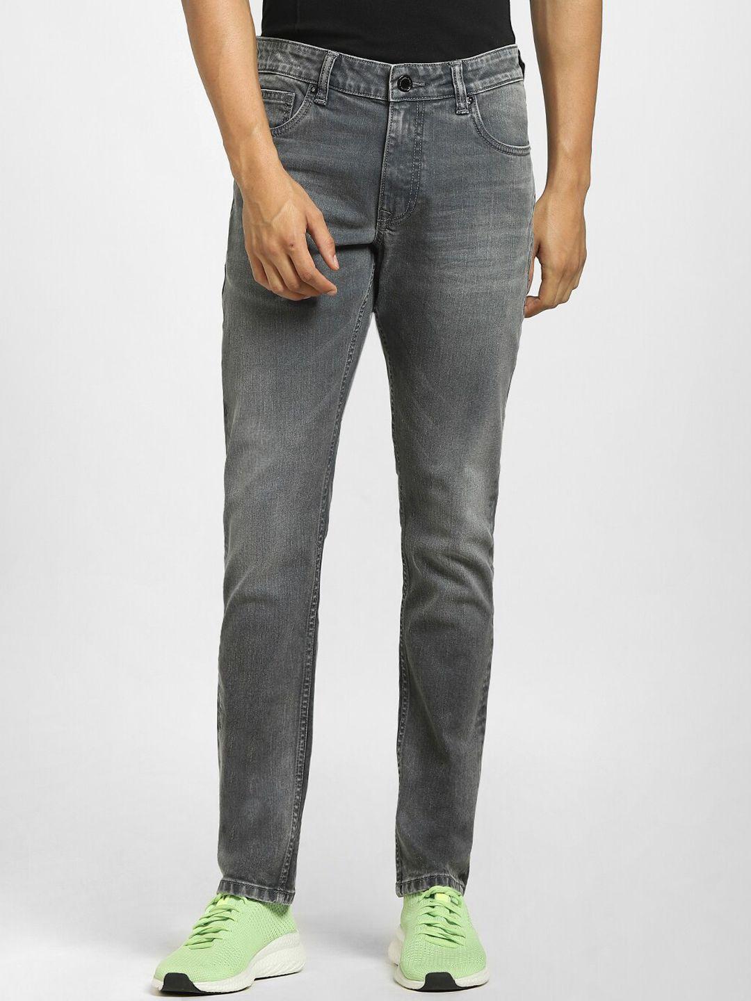 jack & jones men grey stretchable jeans