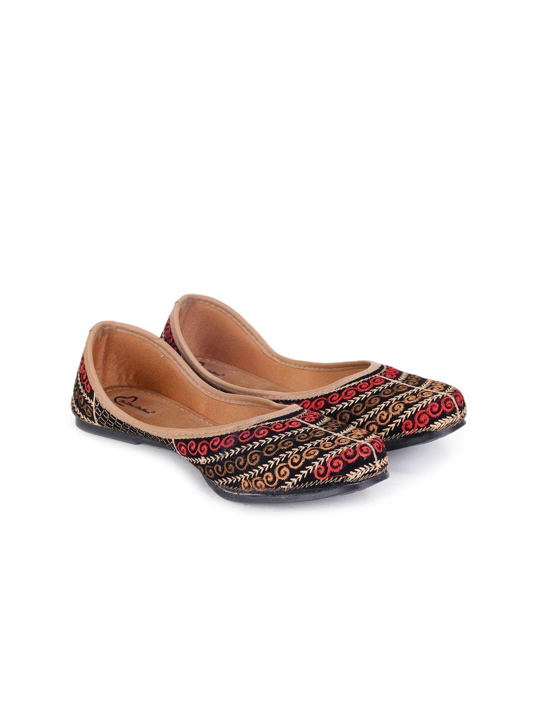 the desi dulhan women multicoloured ethnic flats