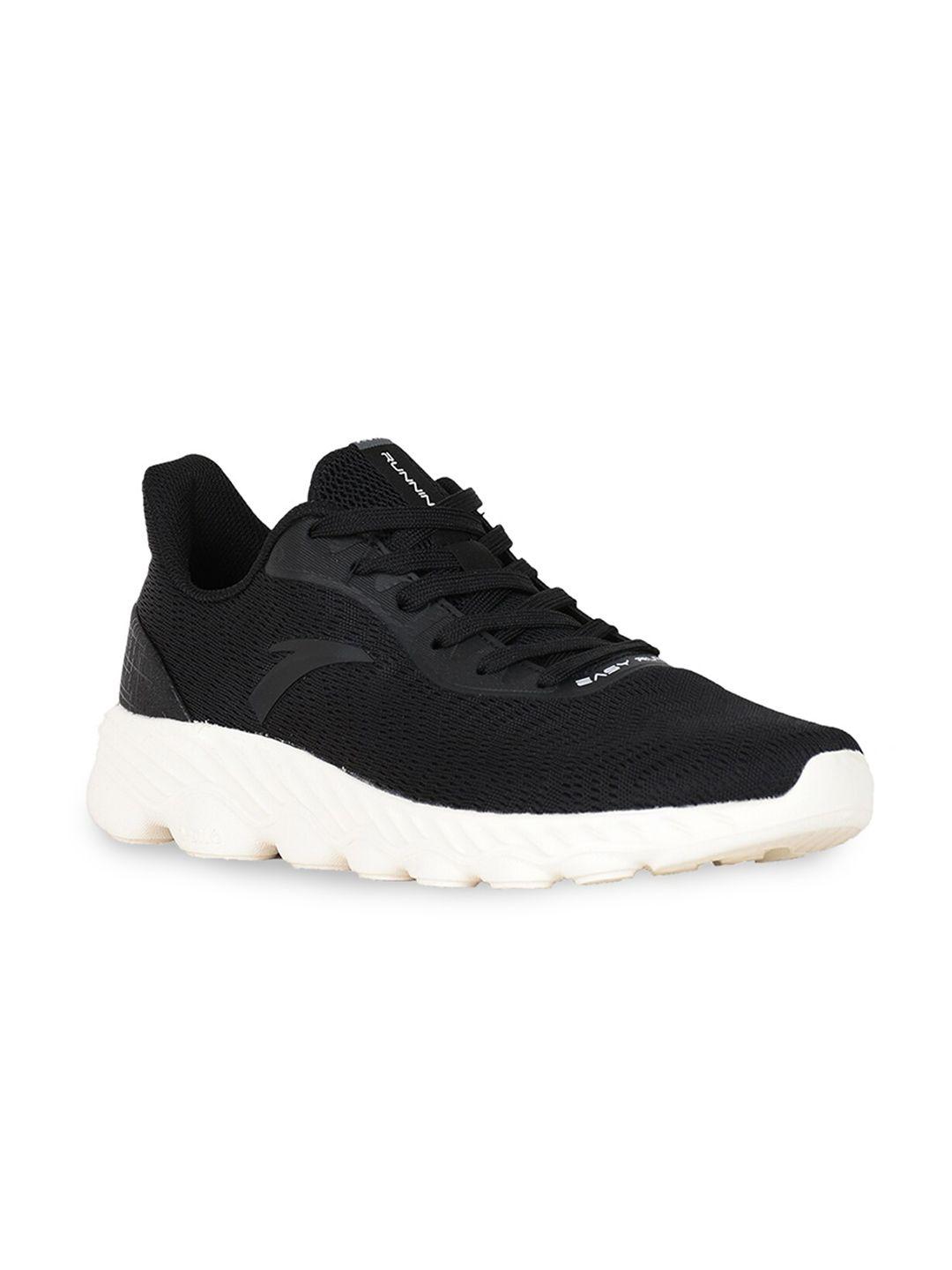 anta men black running non-marking shoes