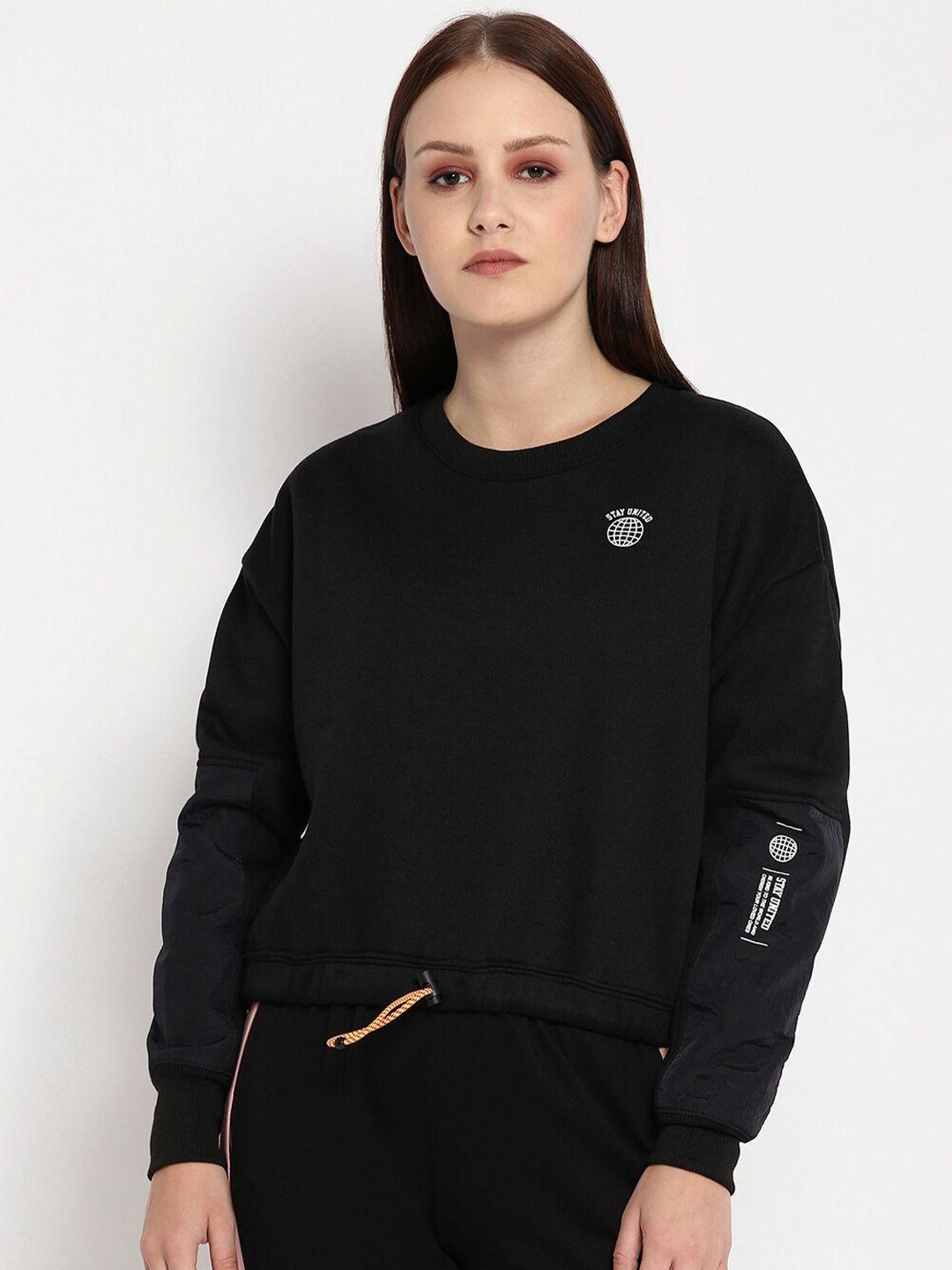 r&b women black sweatshirt