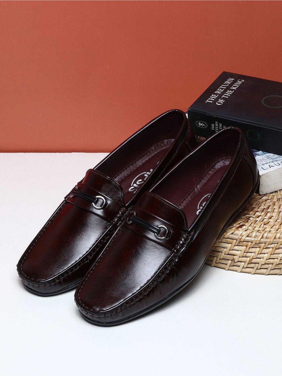 apsis men brown loafers