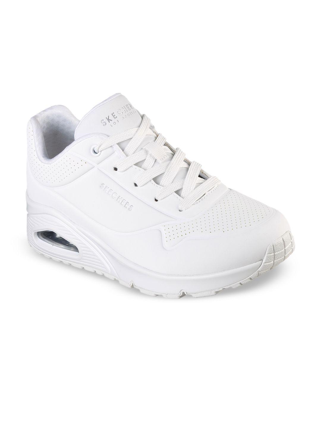 skechers women white sneakers