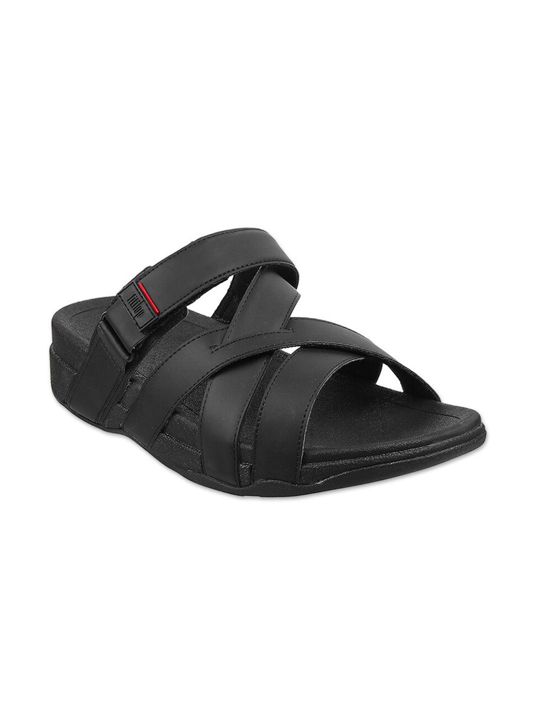 fitflop men black comfort sandals