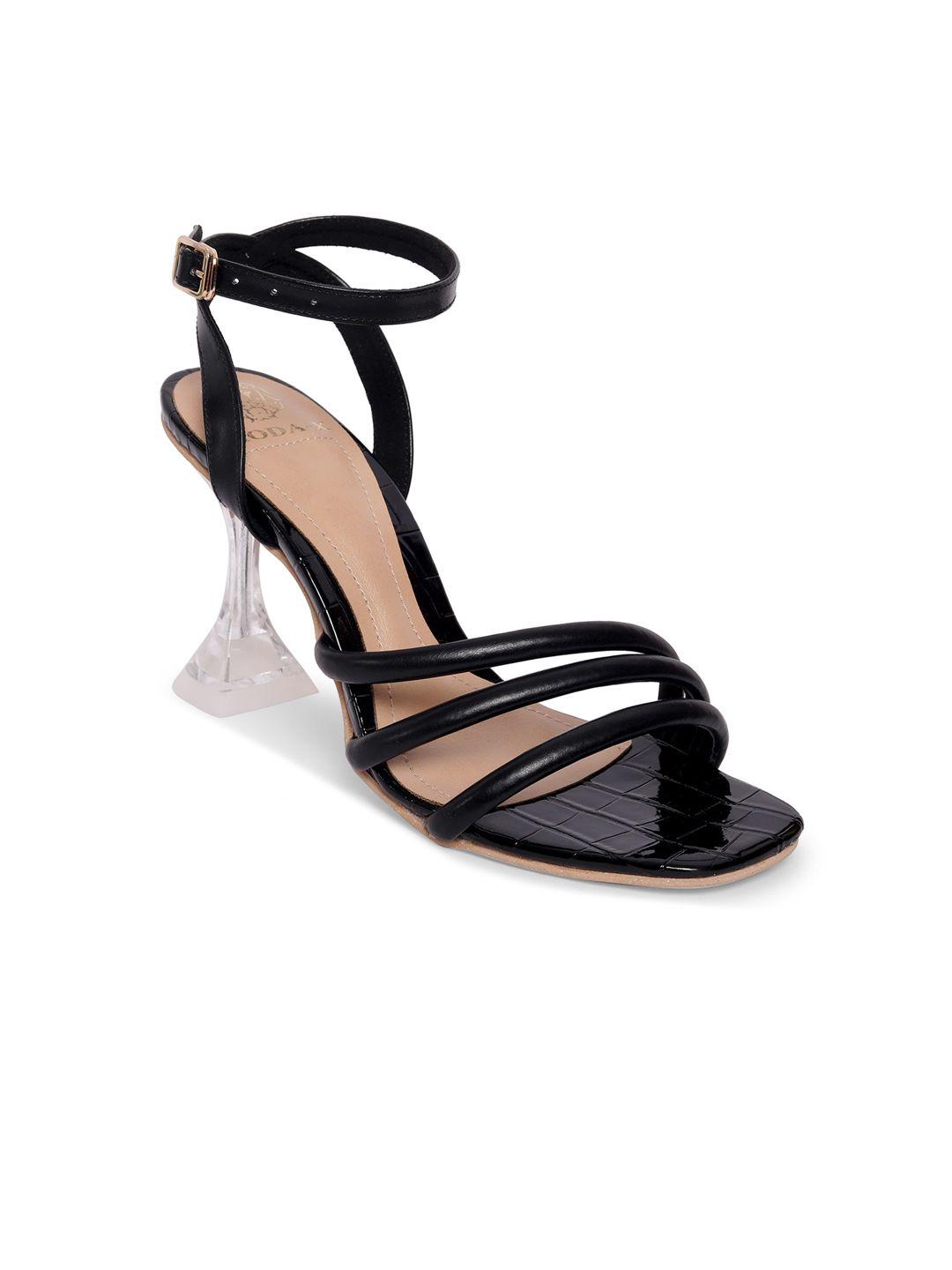 moda-x black embellished sandals