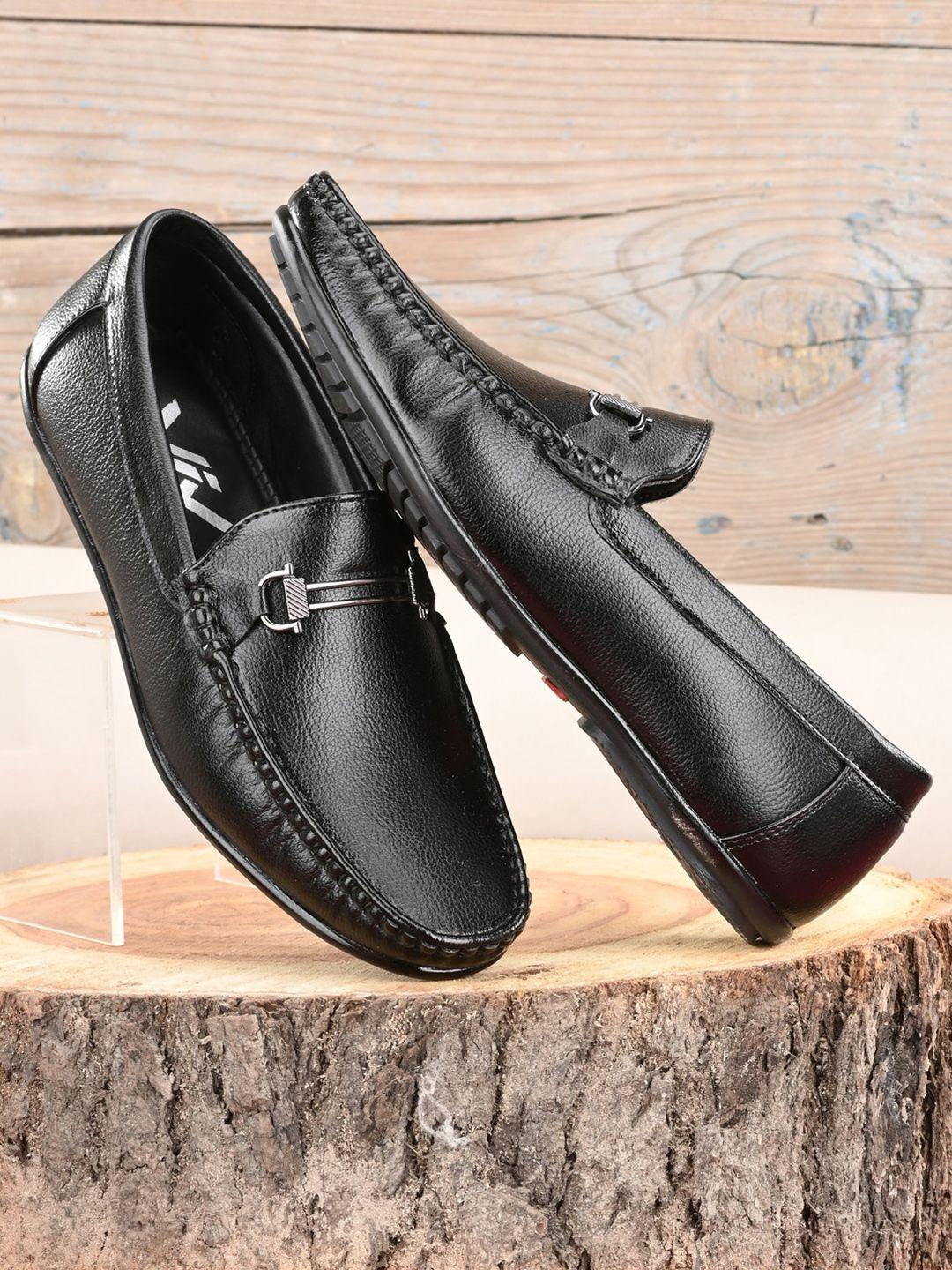 viv men black loafers