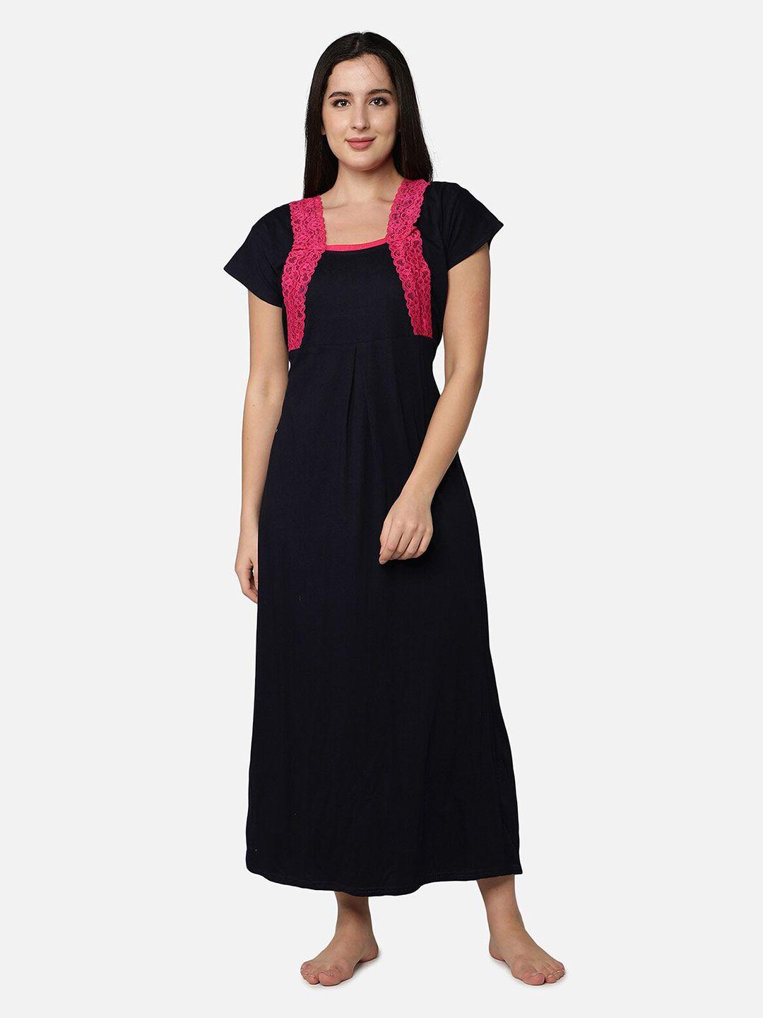 be you navy blue maxi nightdress