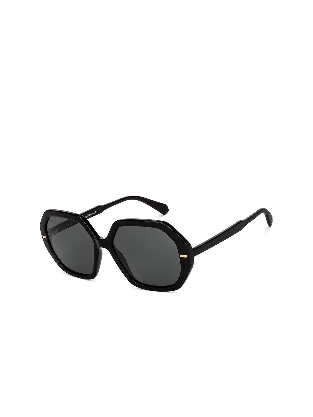 vincent chase unisex green lens & black other sunglasses with polarised and uv protected lens