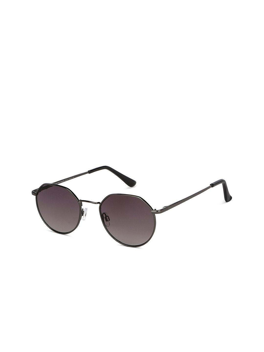 vincent chase unisex grey lens & gunmetal-toned other sunglasses with uv protected lens