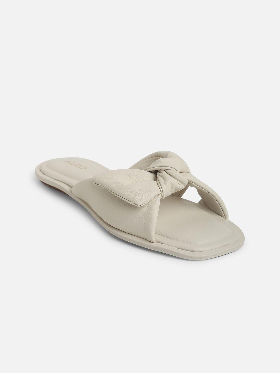 aldo women white bows flats