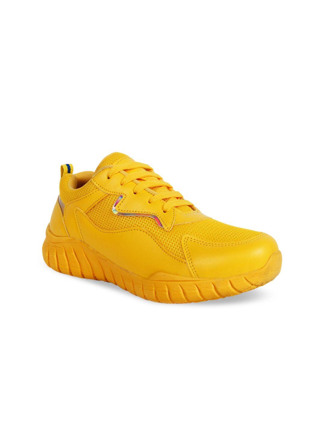 sneakers villa women yellow driving shoes