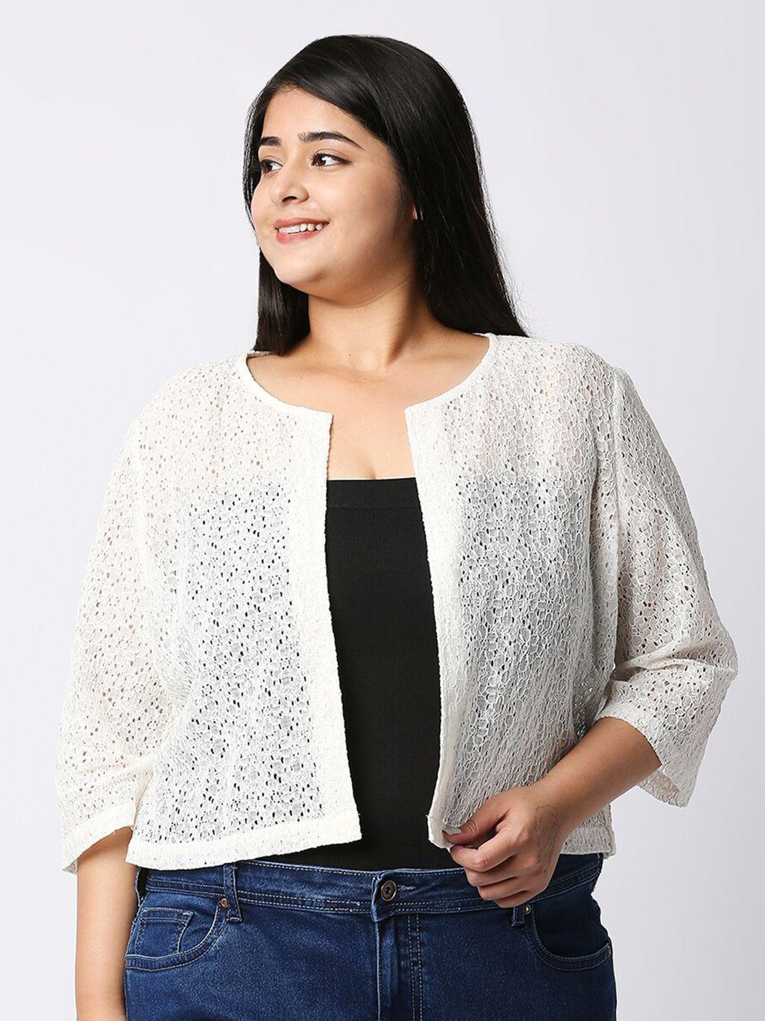 style quotient women off white shrug