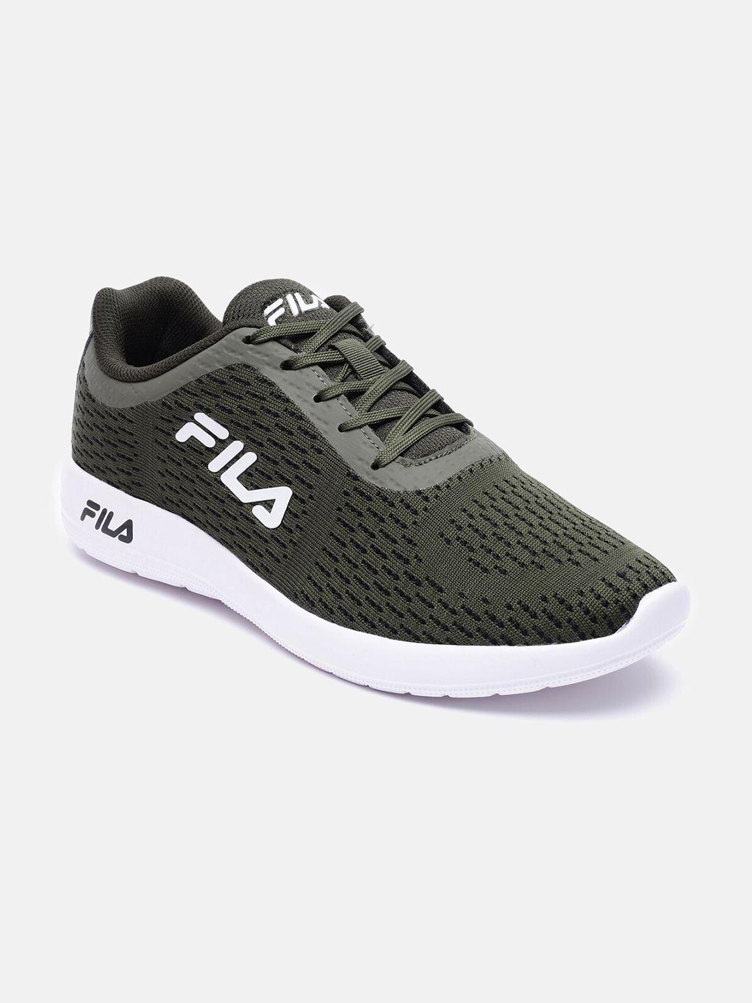 fila men woven design iggy plus 2 running shoes