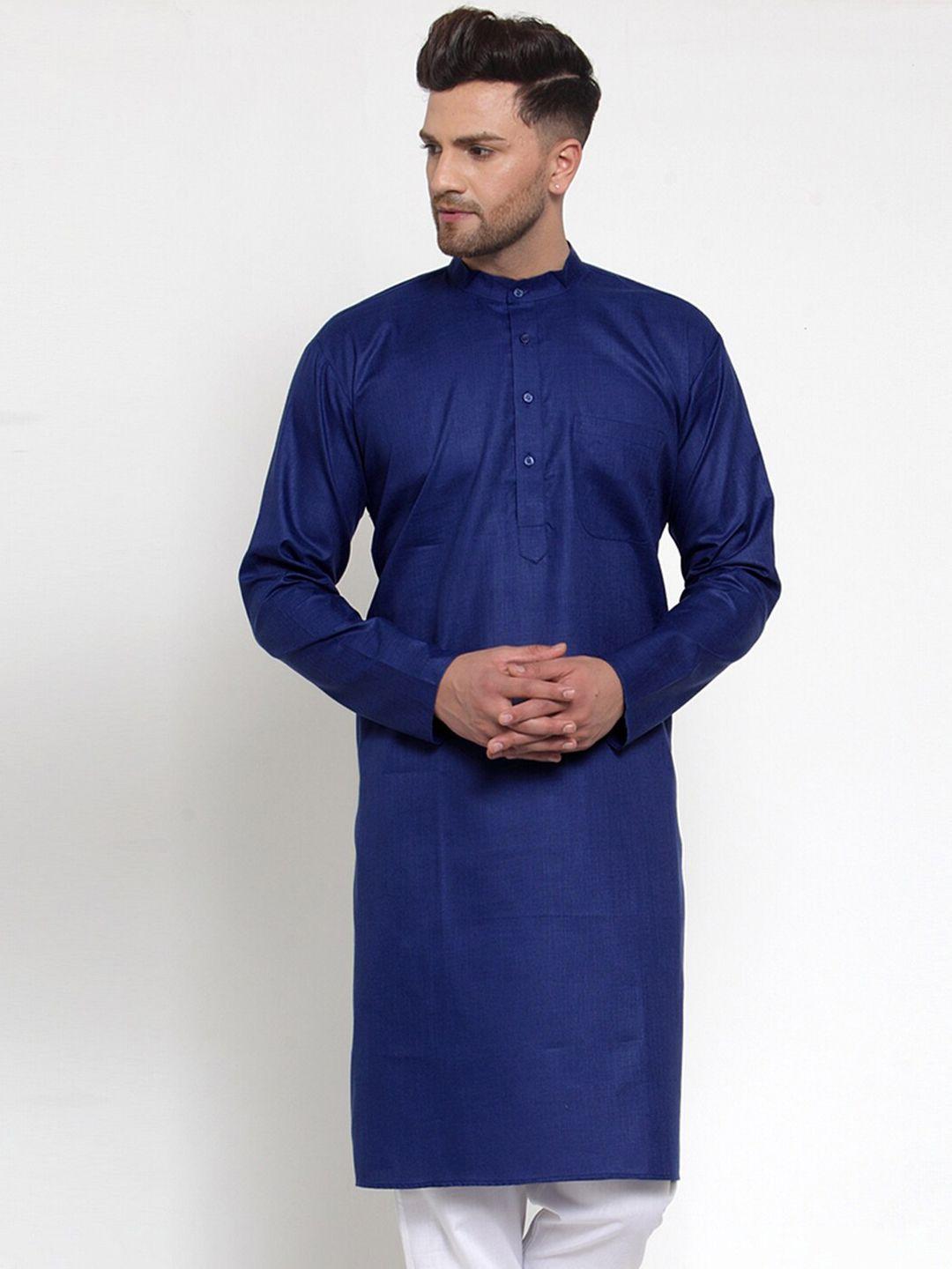 jompers men blue kurta