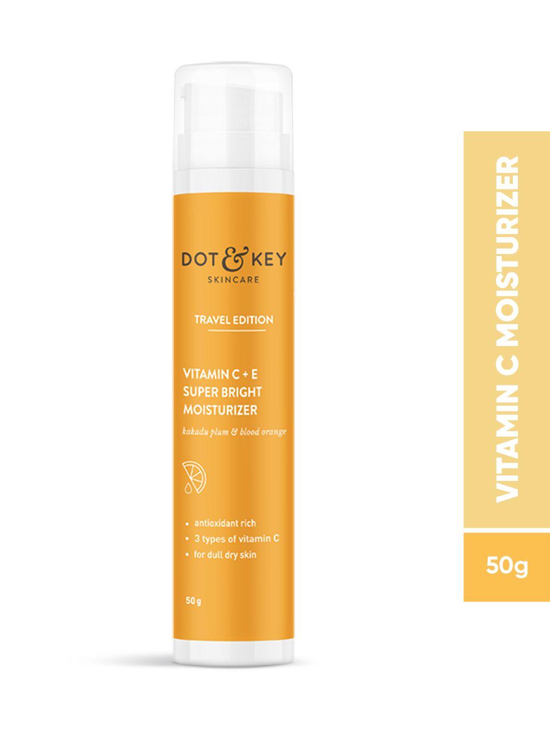 dot & key travel edition vitamin c + e super bright moisturizer with kakadu plum - 50 g