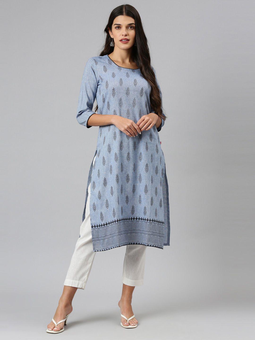 marcia women blue kurta