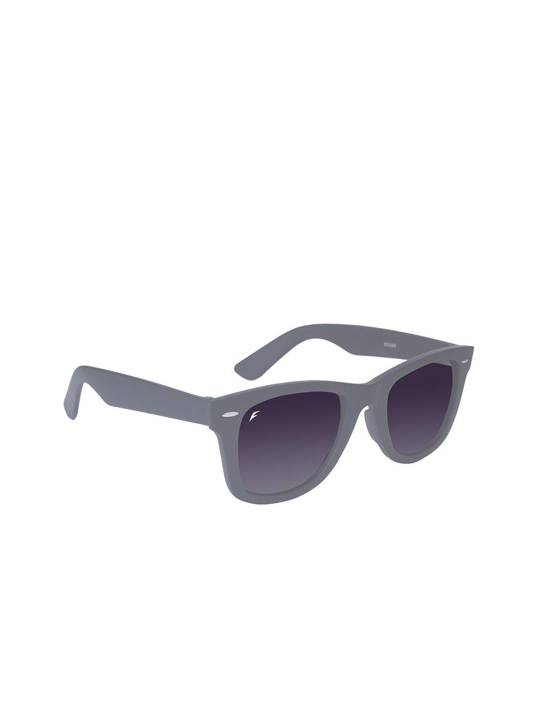 floyd unisex grey lens & grey wayfarer sunglasses with uv protected lens