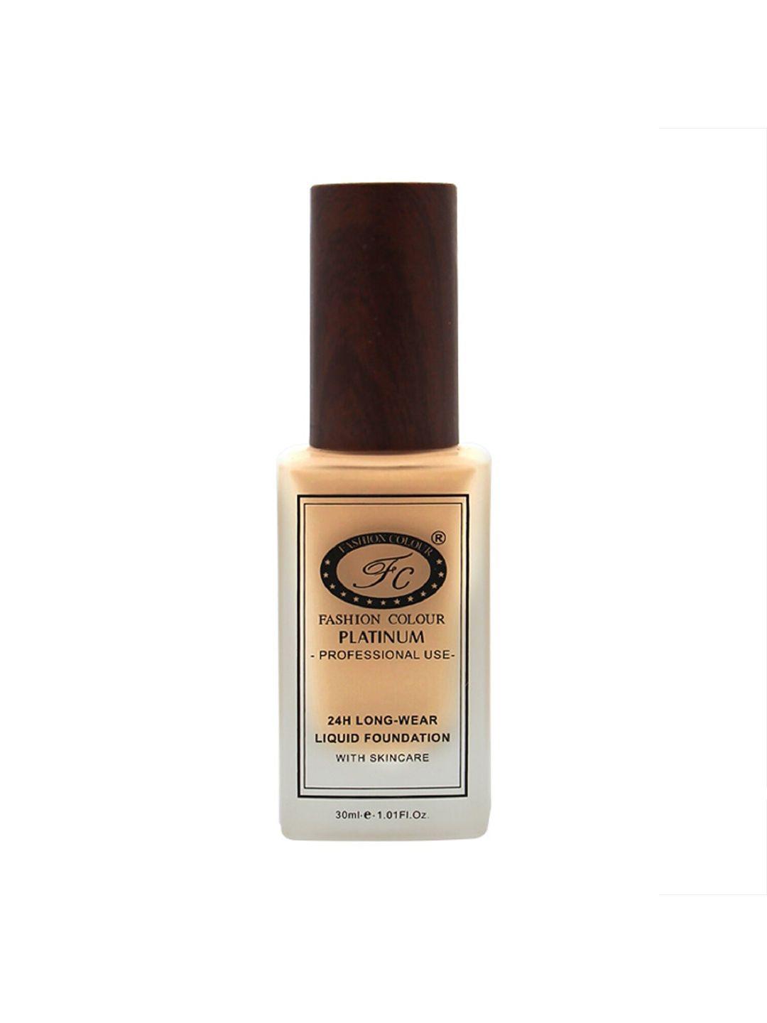 fashion colour platinum 24hr longwear matte liquid foundation with skincare 30ml - mocha