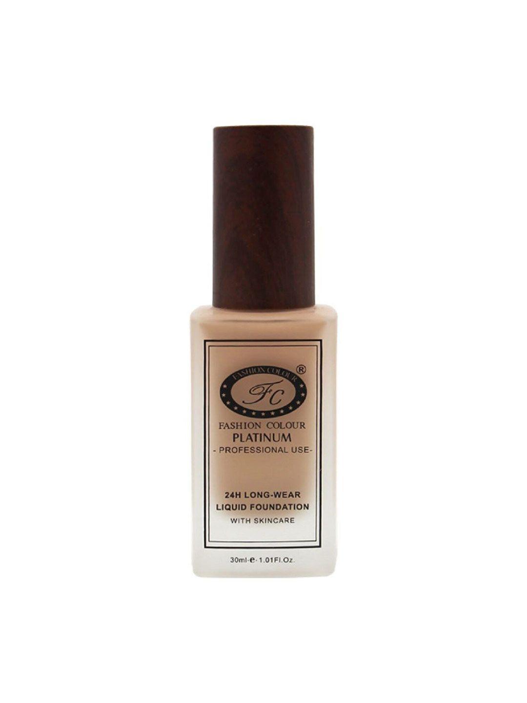 fashion colour platinum 24hr longwear matte liquid foundation with skincare 30ml - nude