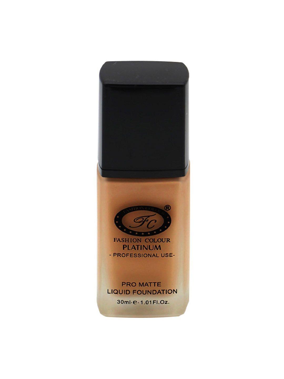 fashion colour platinum pro matte fade-proof longwear liquid foundation 30 ml - chestnut