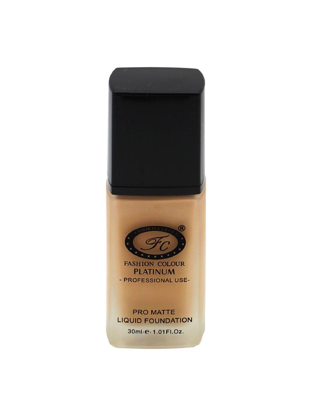 fashion colour platinum pro matte fade-proof longwear liquid foundation 30 ml - vanilla