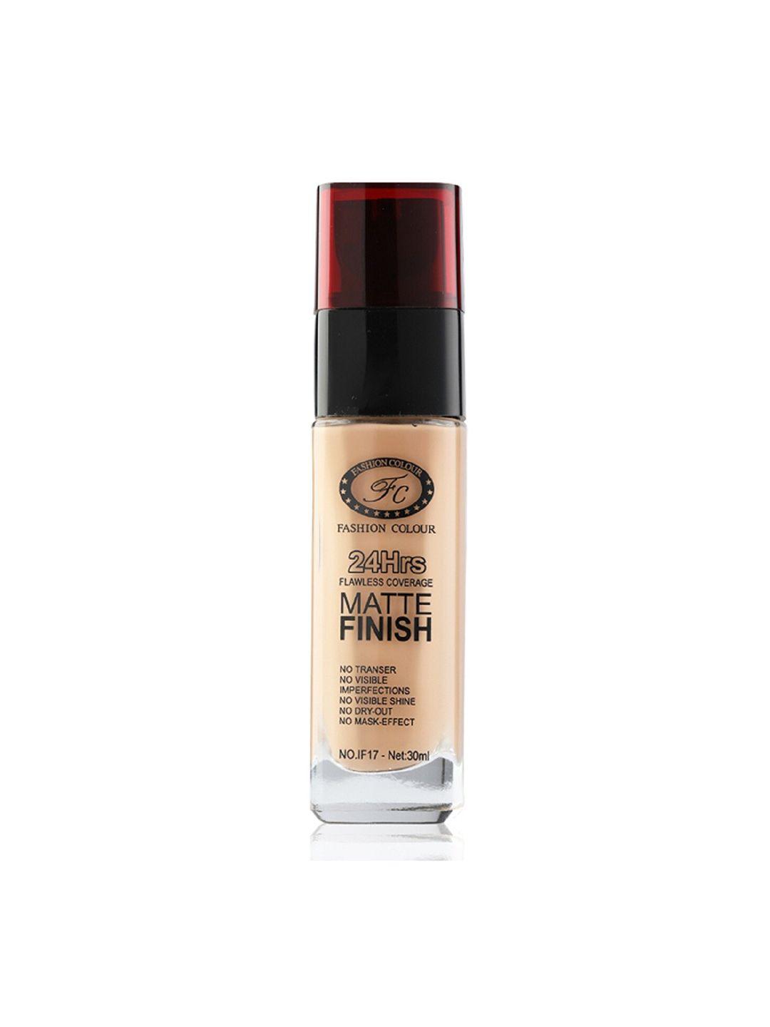 fashion colour 24hrs flawless coverage matte finish foundation 40 ml - golden caramel 01