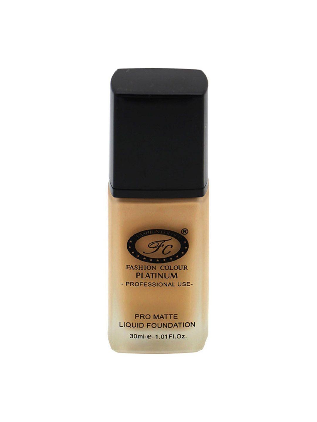 fashion colour platinum pro matte fade-proof longwear liquid foundation 30 ml - latte