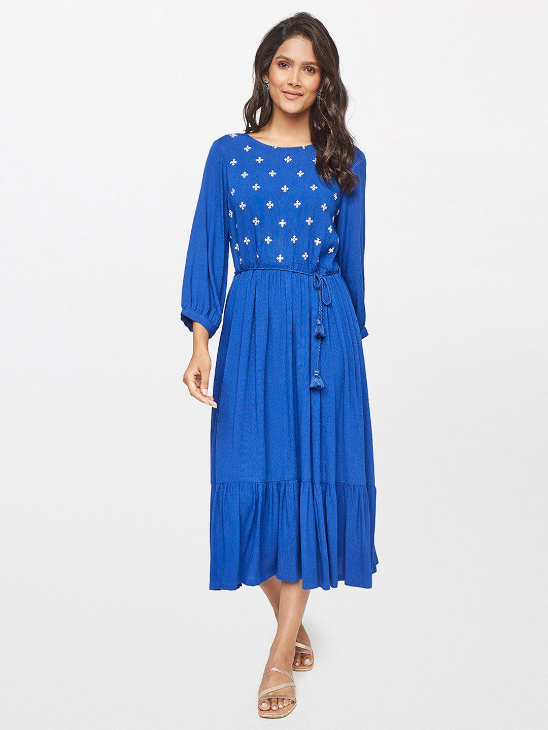 itse blue a-line dress