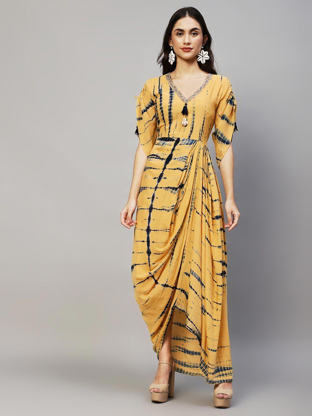 envy me by fashor yellow sheath maxi dress