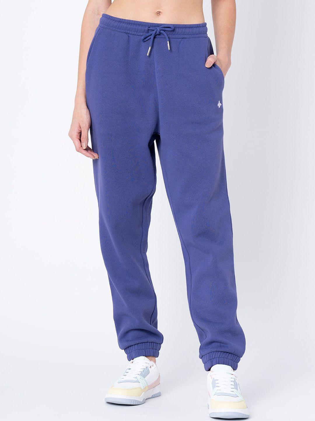 mode by red tape women purple solid jogger