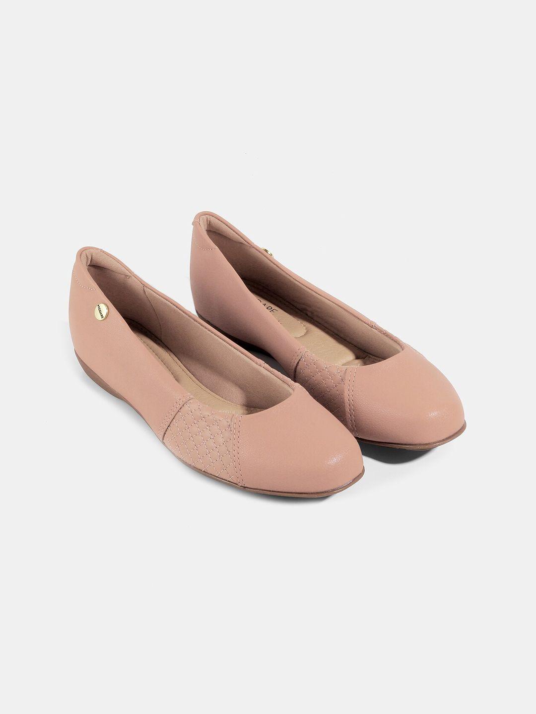 modare women nude ballerina flat