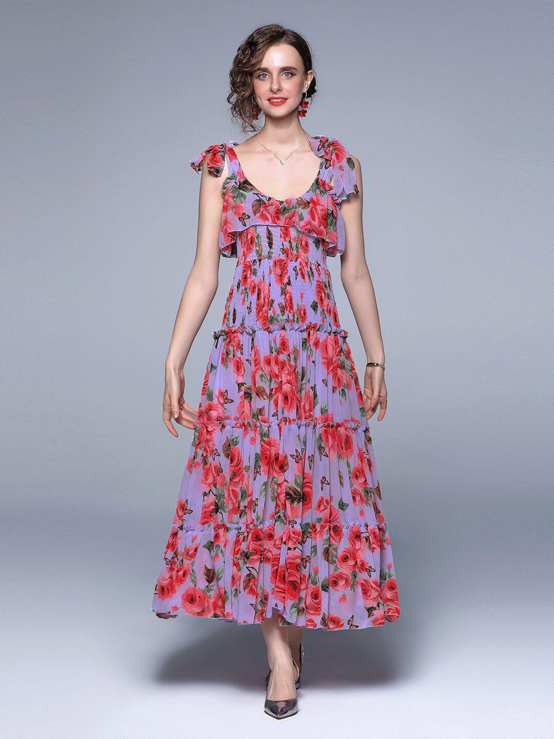 jc collection multicoloured floral maxi dress