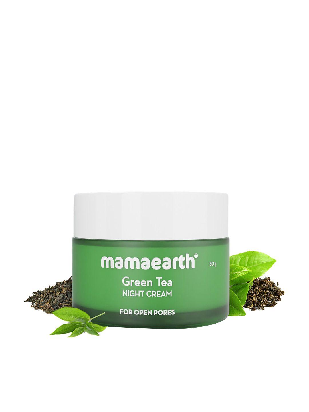 mamaearth  green tea night cream 50g