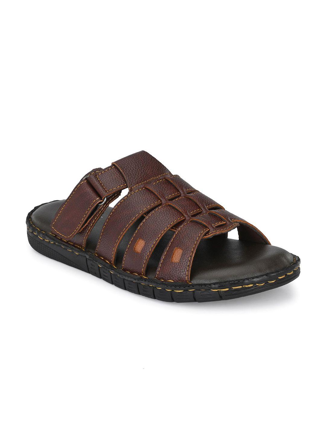 provogue men brown comfort sandals