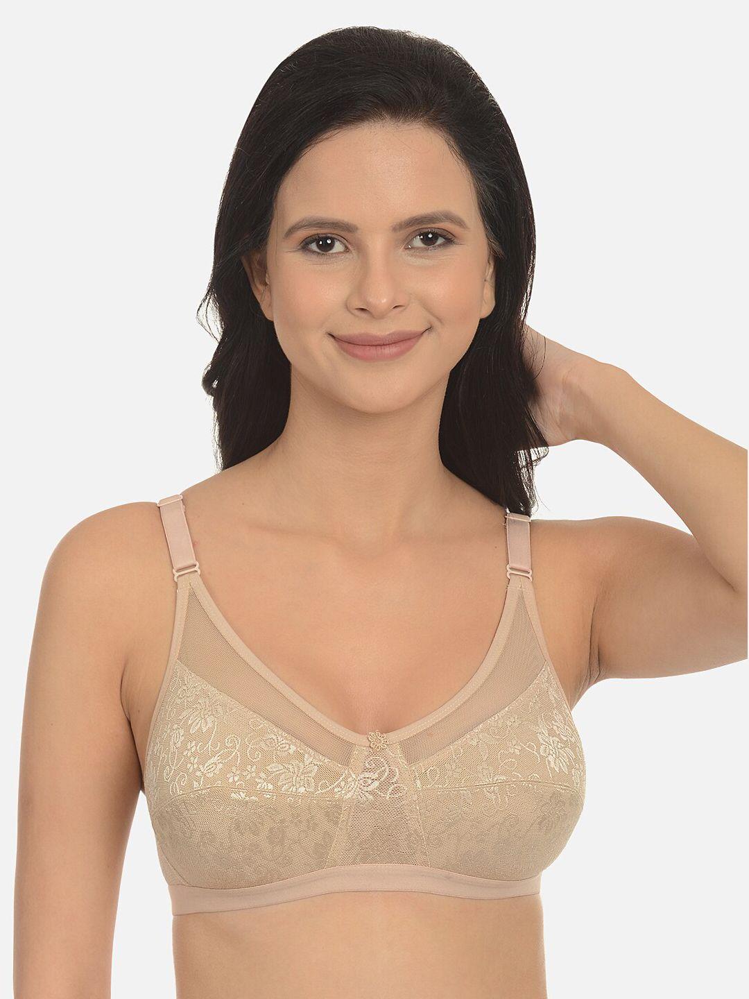 mod & shy women beige everyday bra