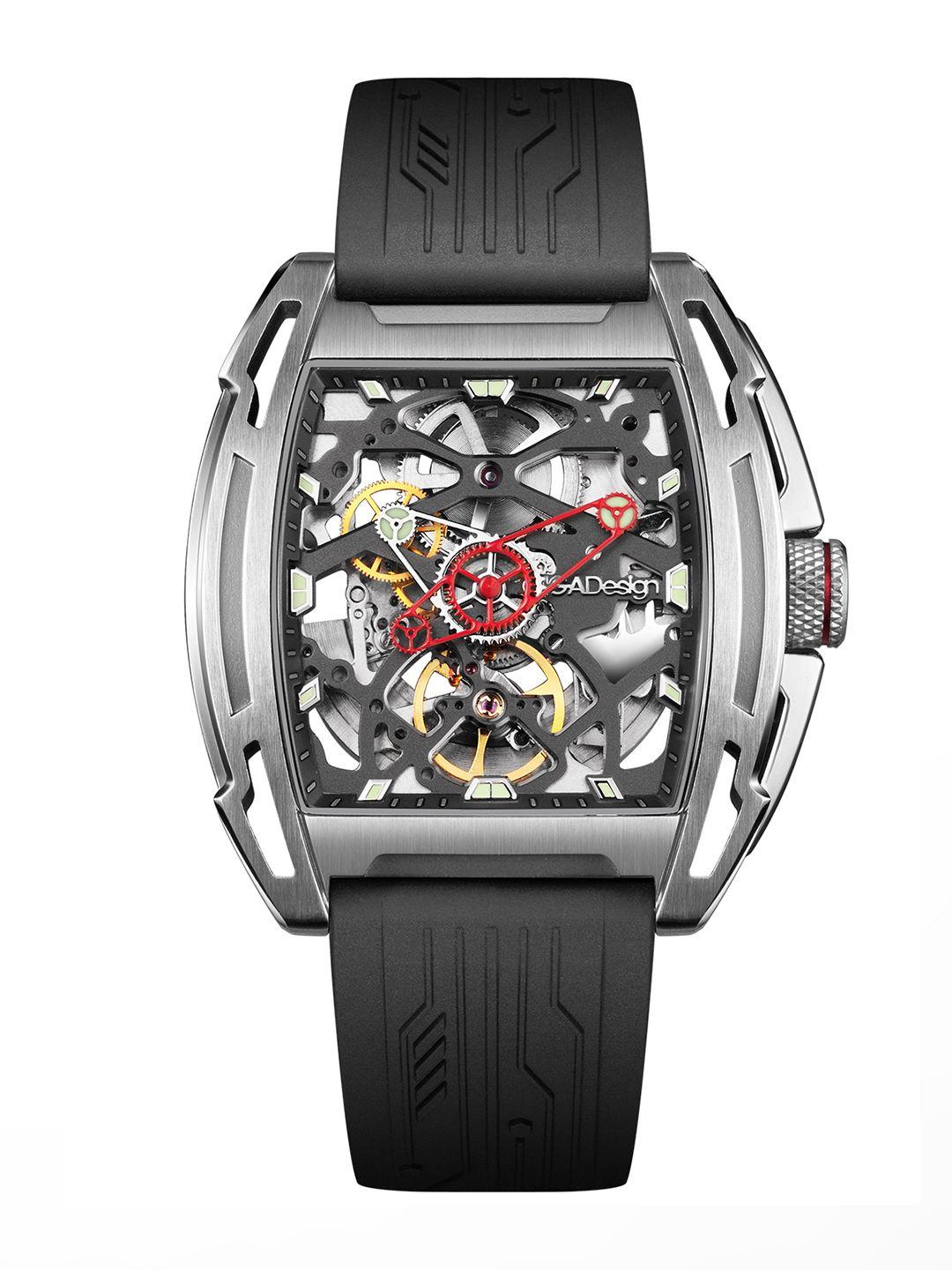 ciga design men skeleton watch automatic mechanical watch