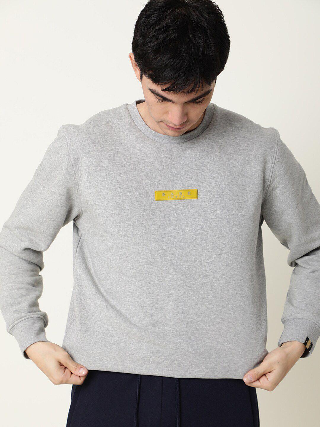 rare rabbit men grey sweatshirt