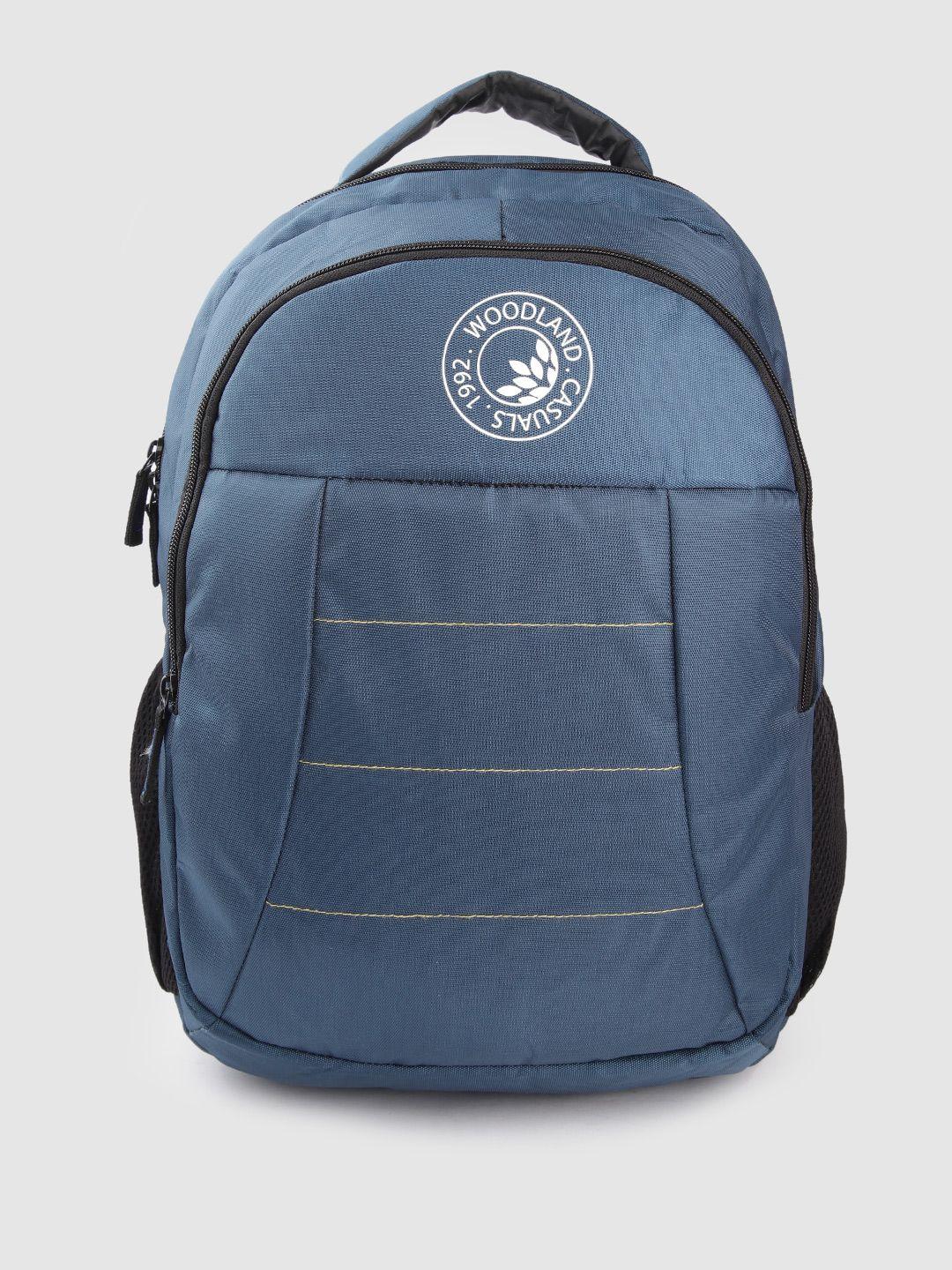 woodland men navy blue solid backpack- 22 litres